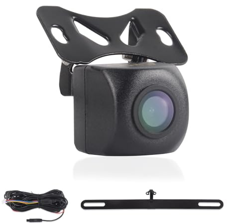 Telecamera posteriore AHD 170° Grandangolo con Visione Notturna e Impermeabile per i conducenti che hanno bisogno di sicurezza e di una visione chiara, Telecamera posteriore HD Compatibile per Auto