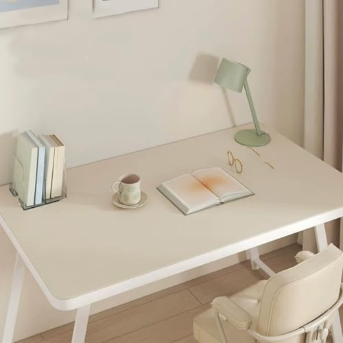 Schreibtischunterlage, groß, rutschfest, wasserdicht, PU-Leder, Tischschutz, Arbeits-Schreib-Spiel-Unterlage für Büro, Zuhause, Computer, Laptop, schmutzabweisende Schreibtischunterlage (Hellgelb