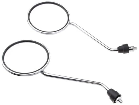 Support Clignotant Moto 1 Paire Rétroviseurs Latéraux Ronds Pour Moto Support Guidon Universel Adaptateur 8 Mm Pour Scooter Cyclomoteur 50cc-250cc Retro Moto