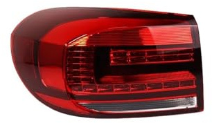 feu arrière Feu Arrière À LED Pour VW Pour Tiguan 2013 2014 2015 2016 2017 Feu Freinage Feu Recul Pièces Automobiles, Ensemble Feux Arrière(Extérieur gauche)