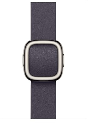 Apple Watch Band - Modernes Lederarmband - 42 mm - Mitternachtsviolett - Medium