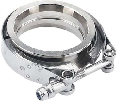 Exhaust Clamp 2.5 inch 3 inch 63mm 76mm Exhaust Male and Female Flange V-Band Muffler Clamp