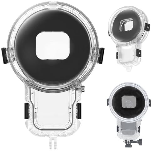 Honbobo Invisibile Custodia subacquea per Insta360 X5 Custodia impermeabile, Case subacquea 50m sott'acqua Case protettiva Camera Protezione impermeabile Camera Accessori per Insta360 X5