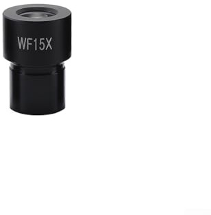 Oculaire de microscope WF5X WF10X WF15X WF16X WF20X WF25X Objectif grand angle pour microscopes biologiques avec tube de 23 mm de diamètre et cadre en alliage métallique (WF15X/13)