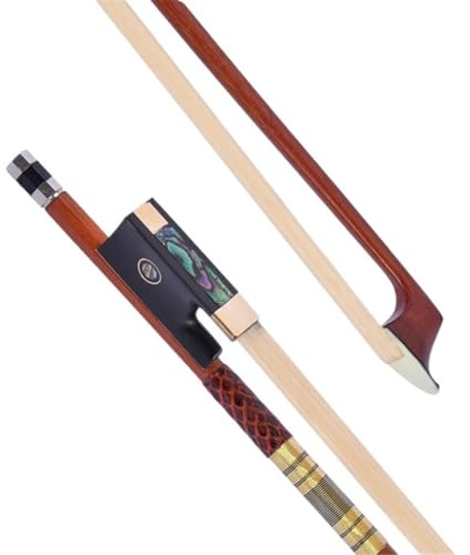 Professioneller Geigenbogen Violinbogen Bass Zubehör Profi 1/32 Achteckig(1/2)
