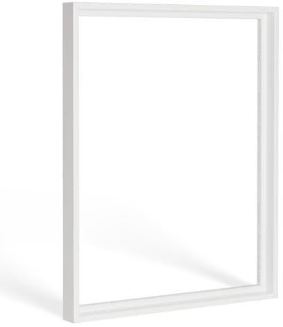 Bildershop-24 - Cornice per fughe ombreggiate Lemgo, Bianco Opaco, 50 X 100cm