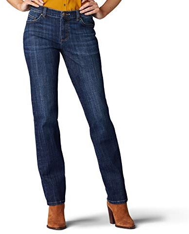 Lee Women's Plus Size Relaxed Fit Straight Leg Jean, Bewitched, 20 Plus