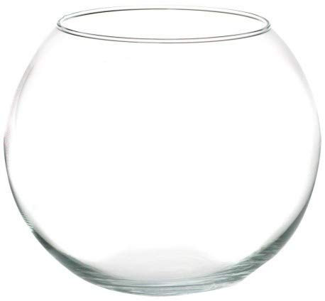 AMPOLLA Boccia in Vetro Trasparente 34 CM Maxi Acquario per Pesci Pesce Rosso CENTROTAVOLA VASCHETTA Vaso Porta Fiore Fiori Candela Wedding Matrimonio CONFETTATA Confetti CARAMELLATA Caramelle