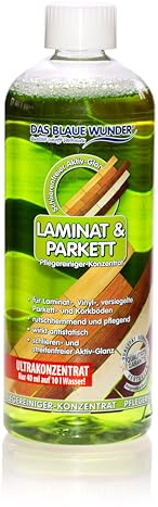 Das Blaue Wunder Laminat- und Parkettreiniger Konzentrat (1 x 750 ml), reinigt und pflegt alle Holzböden mit streifenfreiem Glanz, sehr ergiebig