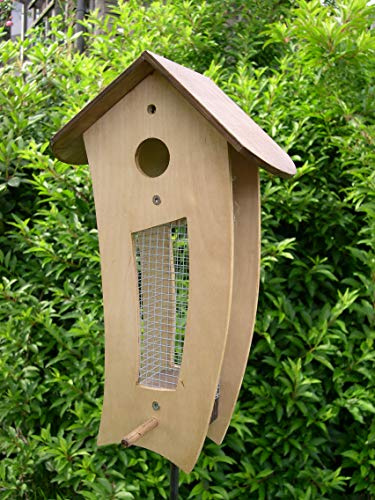 Futtersilo Futterhaus natur stehend