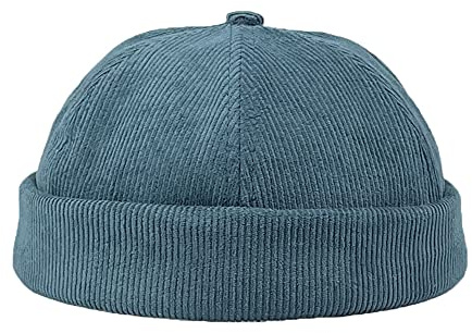 YAMEE Cap Herren Hut Damen Docker-Cap Unisex Docker Mütze Hafenmütze Seemannsmütze Herrenhut Bikercap Hat Wandermütze Seemannskappe（Kappenumfang：56-58cm）