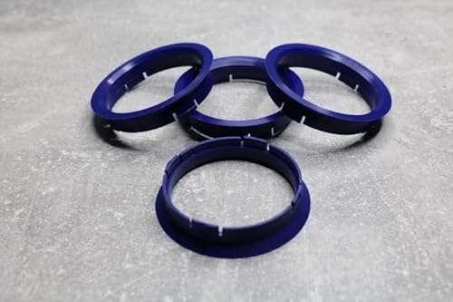 Zentrierringe Distanzringe 63,3 mm x 58,1 mm dunkelblau für Alufelgen