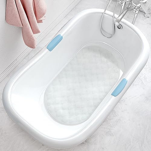 Lkw Ogechi Duschmatten Antischimmel mit Saugnäpfen für Badezimmer Innendusche, rutschfeste 42x 25cm ovale Badewannenmatten für Kinderdusche, leicht waschbar (Durchsichtig)