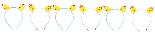 Beavorty 6stücke Haarschmuck Mit Hühner-design Elastische Haarreifen Für Kostümpartys Fasching Ostern Und Mehr Leicht Und Bequem Für Mädchen Und Geeignet