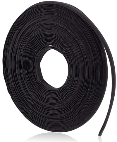 NBEADS Circa 21.9 iarda (20 m) di Stecche in Policotone per Cucire, con Rivestimento in Cotone per Abiti da Sposa Berretti da Allattamento Corsetti Abiti da Sposa, Nero