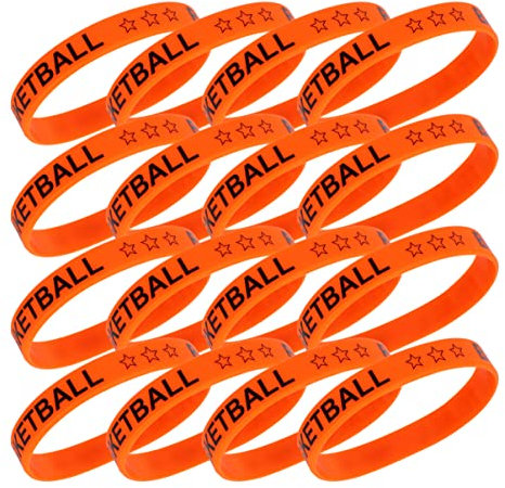 Toyvian 20stücke Basketball Armbänder Mit Druck Für Partys Kreative Handgelenkstraps Zubehör Für Geburtstagsfeiern Und Themenveranstaltungen