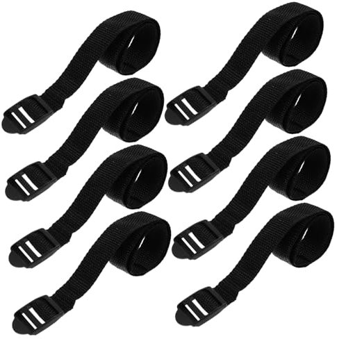 POPETPOP 8pcs Lawn Spike Shoes Straps for Gardening Lawn Aerator Shoes Adjustable Garden Scarifier Straps for Soil Aeration and Grass Loosening Easy Assembly Patio Yard Tool Accessories