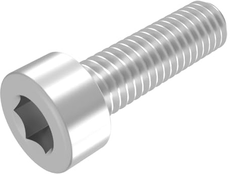 SECCARO Zylinderschraube M3 x 10 mm, Edelstahl V2A VA A2, DIN 912 / ISO 4762, Innensechskant, Vollgewinde, 20 Stück