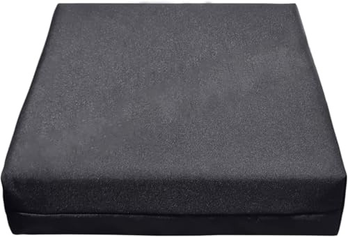 Luxe & Komfort | Wheelchair Cushion Ultra-Soft & Supportive, with Non-Slip & Zippered Cover (18 x 16 Inches - Fits most of Wheel chairs) (Thickness - 3 Inches) (Thickness - 4 Inches)