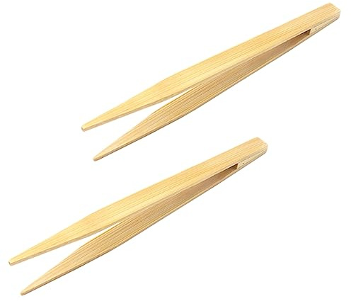 ibasenice 2piezas Pinzas Antideslizantes para Reptiles Pinzas para Comida Fácil De Usar