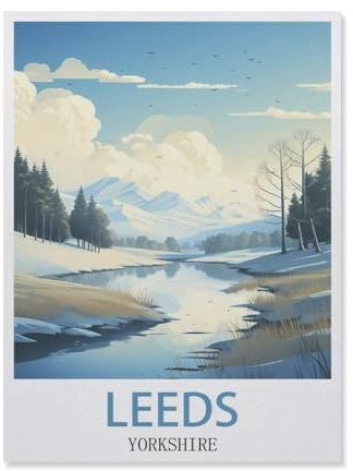 Jigsaw Puzzles for Adults 1000 Piece，Leeds Yorkshire，Educational Games Brain Challenge Jigsaw Puzzles for Adult Kids（50x70cm）-FI47
