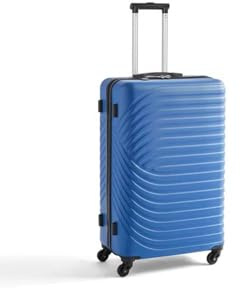 Hard Shell Luggage, 28-inch, Large Capacity 100L, 4-Wheel Spinner, Blue