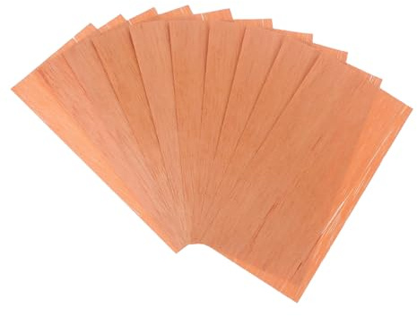 UTHCLO 10pcs Spanish Cedar Sheets Thick Cigar Box Wood Chips Humidor Accessories for Enhanced Aroma and Moisture Control