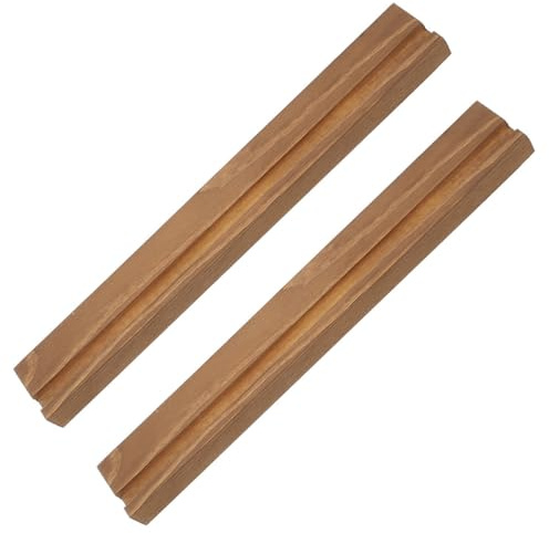ARTSEWPLY 2 pièces Support Vinyle Bois Présentoir Disque Vinyle Minimaliste pour Rangement et Exposition Organiseur Pratique pour Maison Bureau et Café