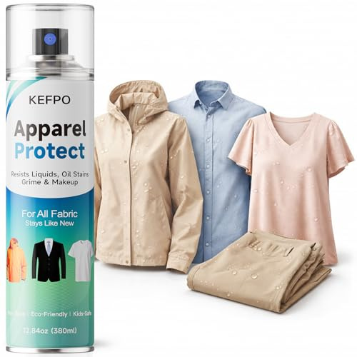 KEFPO Home Fabric Protector Spray: All-Weather waterproof and stain-Resistant Treatment for Suitable for various materials of clothing - 12.84 oz