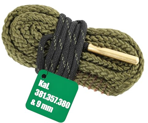 Sariputa Laufreinigungsschnur für .38Cal .357 Cal .380 Cal & 9mm Kaliber Pistole Gewehr Flinte Laufreiniger Reinigungsset,Waffenreinigungsset