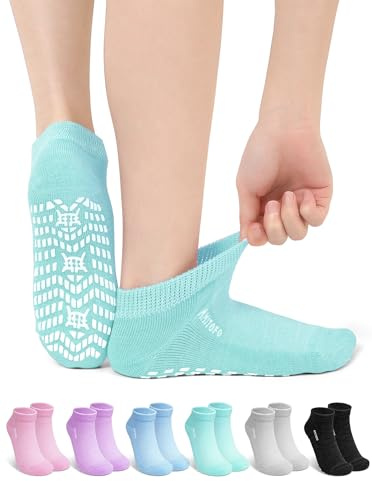 ZFSOCK Calze Corti Diabetici in Bambù: Calzini Antiscivolo Donna Uomo Senza Elastico & Cuciture - Calzini Alla Caviglia Con Ammortizzante Per Anziani Gravidanza e Gambe Gonfie 6 Paia Delicato 43-46