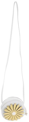 Sosoport Bolso de Niña de Flores Cartera Margarita de PU, Bolso Cruzado Infantil Bandolera Ajustable y Fácil de Limpiar, para Niñas Pequeñas y Bebés, Viajes y Salidas