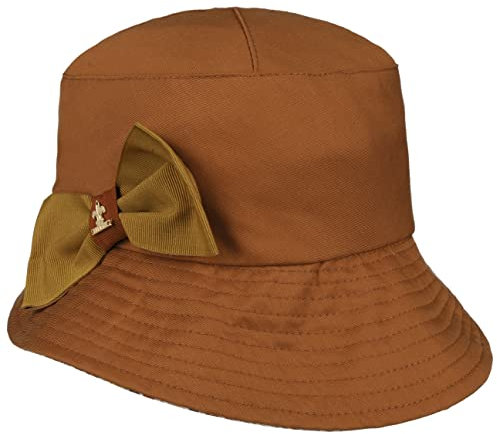 LIERYS Novandia Stoffhut Glockenform Einfarbiger Damen Made in Germany Frühjahr Sommer rost One Size