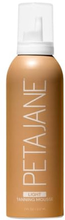 Light Tanning Mousse 7oz - Made in the USA - Streak-Free, Lightweight, Fast-Absorbing, Vegan, Sunless Tanner for All Skin Types