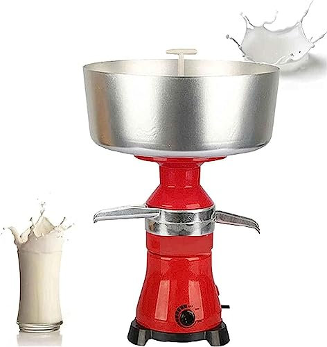 HACSYP Separatore Panna Elettrico,Scrematrice Professionale,Separatrice Centrifuga Latte Fresco,Vacche Capre,Latte Scremato