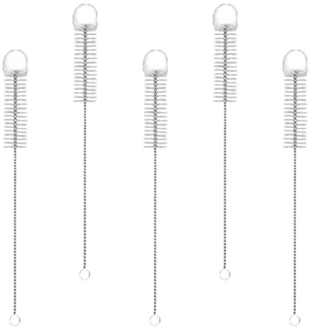 SOLUSTRE 5-teiliges Set Baumwolle Softy Tip Bürsten, Weiche Nylon Reinigungsbürsten Für Babyflaschen, Reagenzgläser Und Laborgeräte, Langlebig, Praktisch, Vielseitig Einsetzbar