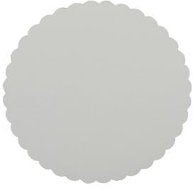 tradingbay24 Tortenunterlagen, Pappe [rc] rund Ø 18 cm Weiss tbU95359 Tortenplatten Cakeboard, 500 Stück
