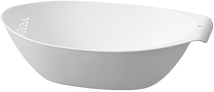PRETYZOOM Cesta de Drenaje Pp para Frutas y Verduras, Escurridor de Cocina Asa, Útil para Lavar y Enjuagar Hogar