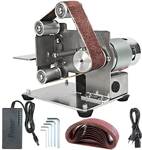 Mini Bandschleifer Elektrischer Bandschleifer mit 30 x 330 mm Schleifbänder DIY Polierschleifmaschine 795 Multifunktionsschleifer Bandschleifer Poliermaschine AC 110-240V 96 W