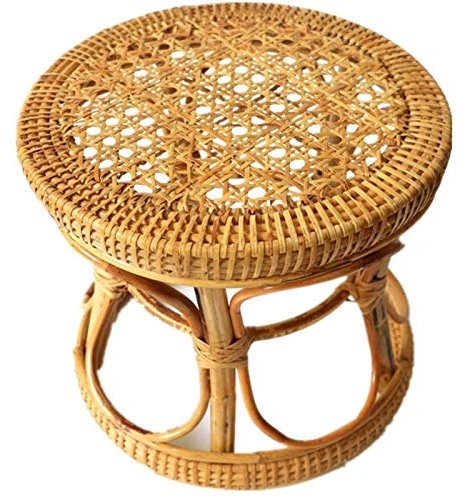 PflanzenständerRattan-Pflanzenständer | Regal für Blumentopfhalter für den Innenbereich | Moderner Boho-Beistelltisch aus Korbgeflecht für Gartenarbeit, Innendekoration, Wohnzimmer