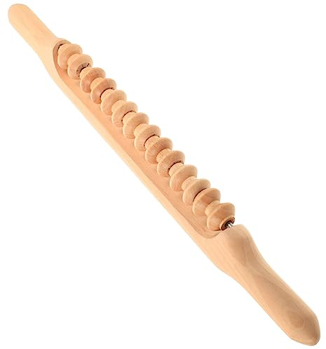 ORFOFE Holz Roller Massager Kreative Massage Massage Stick Haushalt Massager Für Beine Füße Nacken Schultern Rücken Gesicht Körpermassageblutkreislauflinderung Entspanntes Gefühl