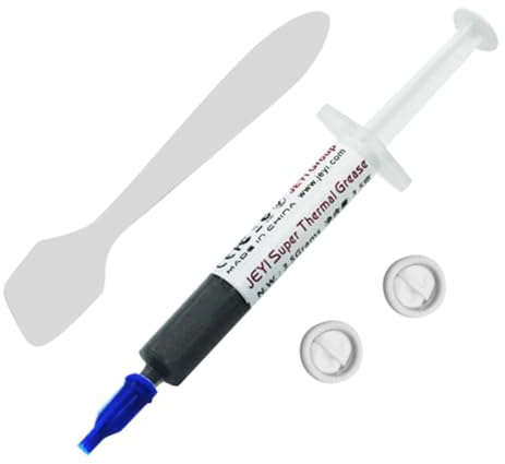Angoily Pâte Thermique pour Processeur et Carte Graphique PC Kit Nanotechnologie Non Durcissant Conductivité Thermique 8w Dissipateur pour Refroidissement Informatique Usage Professionnel