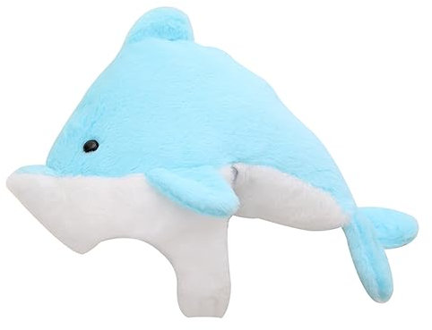 Generisch Delphin-hut Hasenmütze Kappe Hüte Für Halloween Cowgirl-hut Frosch Delfinhut Tierische Fingerpuppen Kopfbedeckung Delphin-stirnband Cowboyhüte Tierhüte Kostüm Hut Sky-blue Plüsch