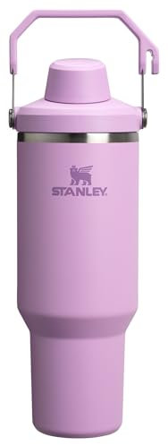 STANLEY IceFlow 2.0 Fast Flow Tumbler with Handle 40 oz | Twist On Angled Spout Lid | Leakproof Water Bottle | Insulated Stainless Steel | BPA-Free | Lilac