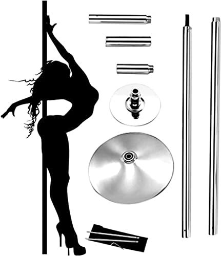 IUBGFTO Stripper-Stange, statische Tanzstange, professionelle Tanzstange, abnehmbar, 45 mm, für die Bar im Fitnessstudio, 200 kg Tragkraft