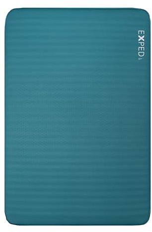 Exped MegaMat Duo Queen - Self Inflating Soft Car Sleeping Mat, 4” Foam Pad, Pump Included