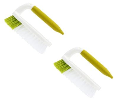 GALPADA 2 Pcs Floor Bathroom Brush Clean Dish Scrubber Make Bathroom Cleaning Brush Dryer Grips Kit Retractable Wire Grout Scrubbing Skirting Cleaner Electric Window Drill Plastic