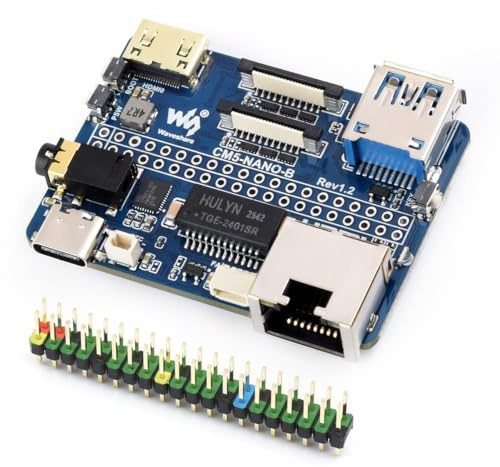 Waveshare Nano Base Board (B) For Raspberry Pi Compute Module 5, Same Size As The CM5