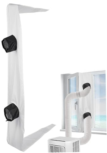 Sello de ventana para aire acondicionado portátil, sello de ventana de aire acondicionado portátil, 300 cm/118 pulgadas para el hogar