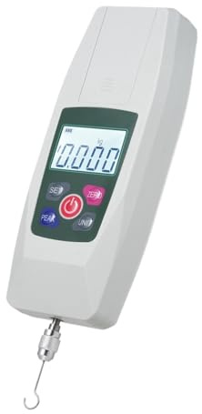 Misuratore di forza digitale, 50 N/5 kg/11 libbre/180 oz, misuratore di spinta e trazione, mini dinamometro con 4 unità di misura, retroilluminazione tomatica, cicalino Misurazione multi-unità(50N)